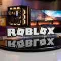 3D Acrylic Roblox Desk Sign | Custom Laser Cut Gaming Room Decor Setup Accessories
