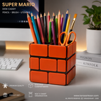 Super Mario Brick Desk Caddy