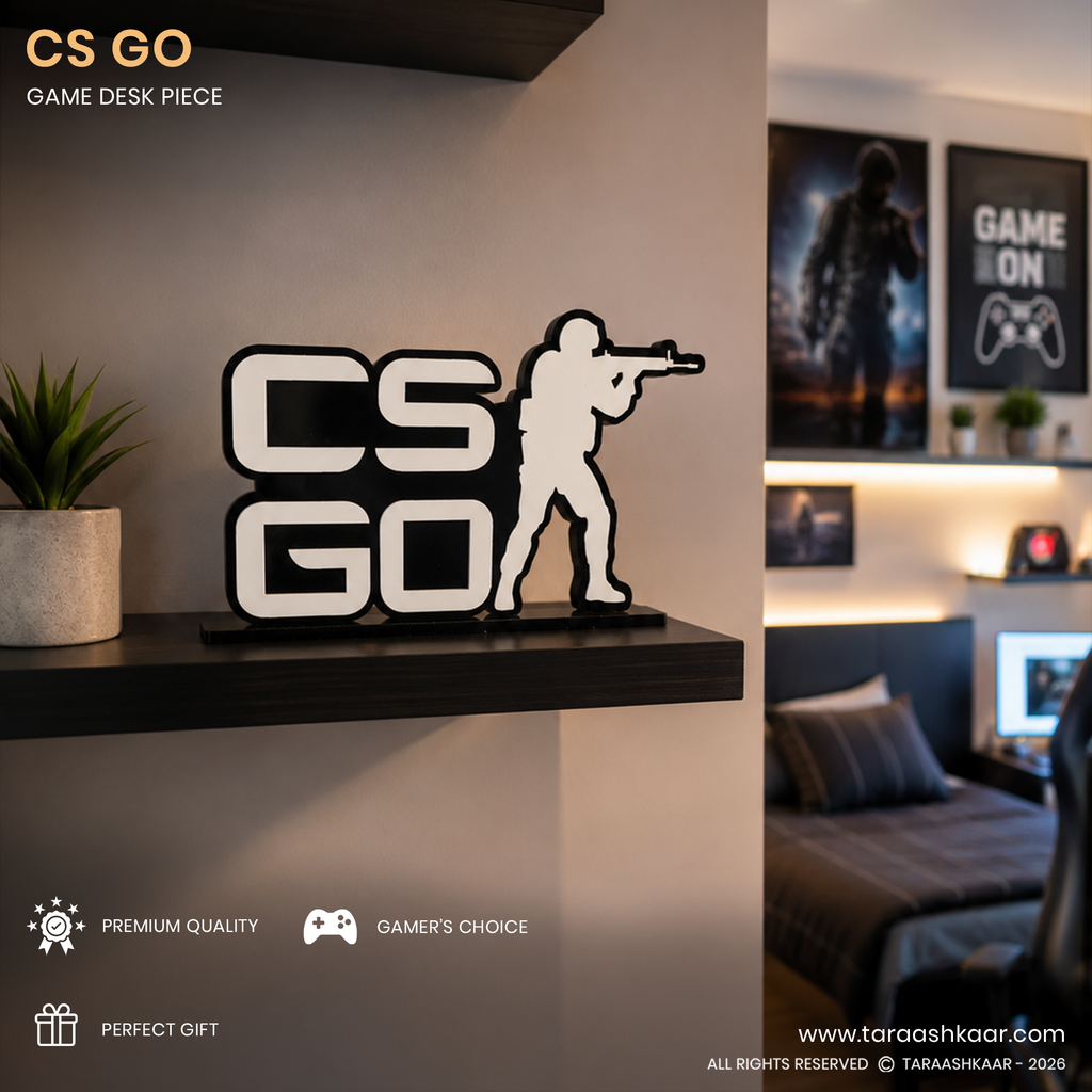 CS GO Acrylic Game Desk Piece