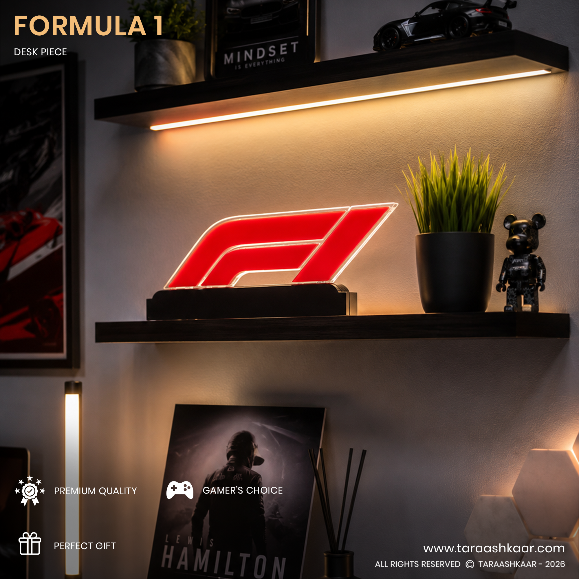 Formula 1 Acrylic Desk Piece