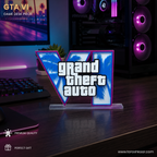 GTA 6 Desk Decor Logo - 3D Acrylic