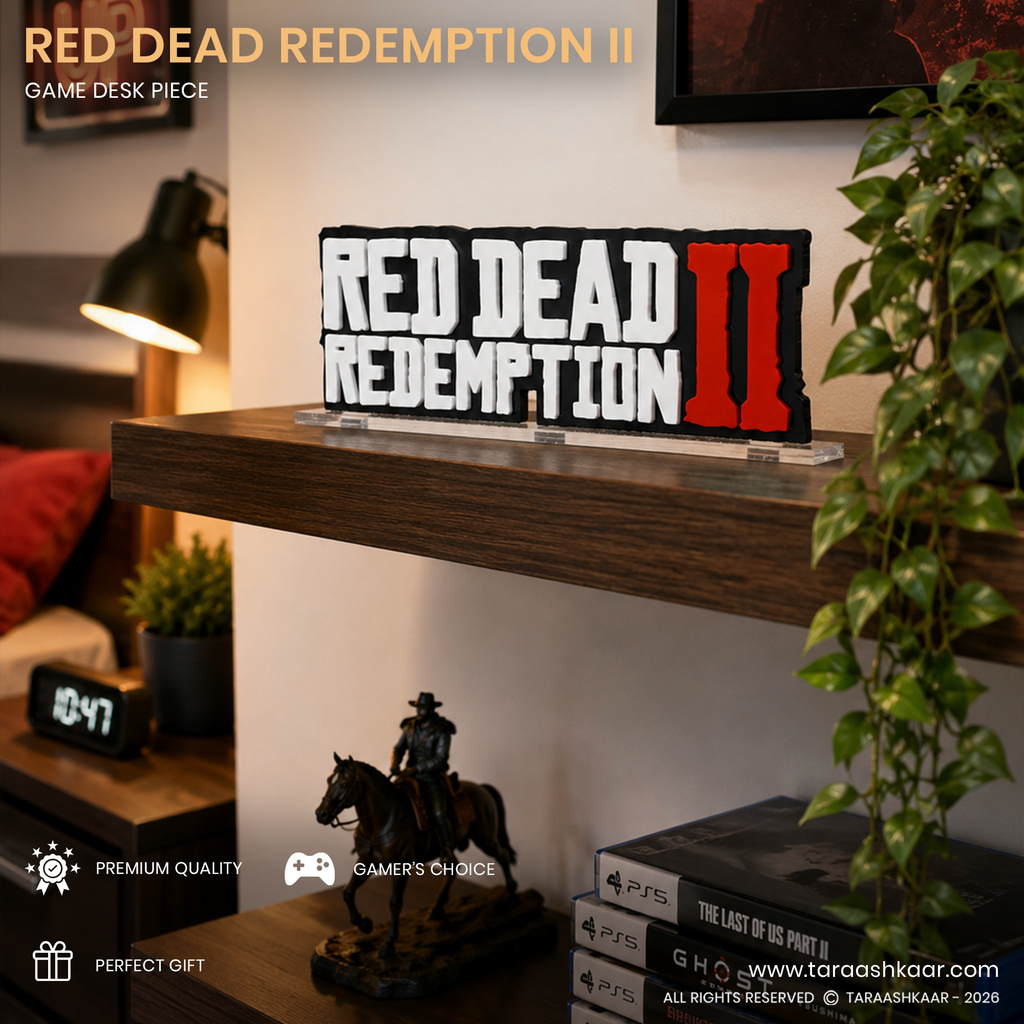 Red Dead Redemption II Game Desk Piece