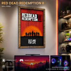 Red Dead Redemption 2 Acrylic Game Wall Frame