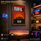 Red Dead Redemption 2 Acrylic Game Wall Frame