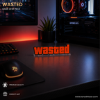GTA WASTED Sign 3D Acrylic Game Desk Piece