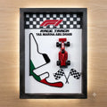 Premium Formula 1 Yas Marina Abu Dhabi 3D Wall Art Display