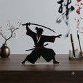 Premium Ninja Samurai Acrylic Figure - 3D Laser Cut Action Silhouette